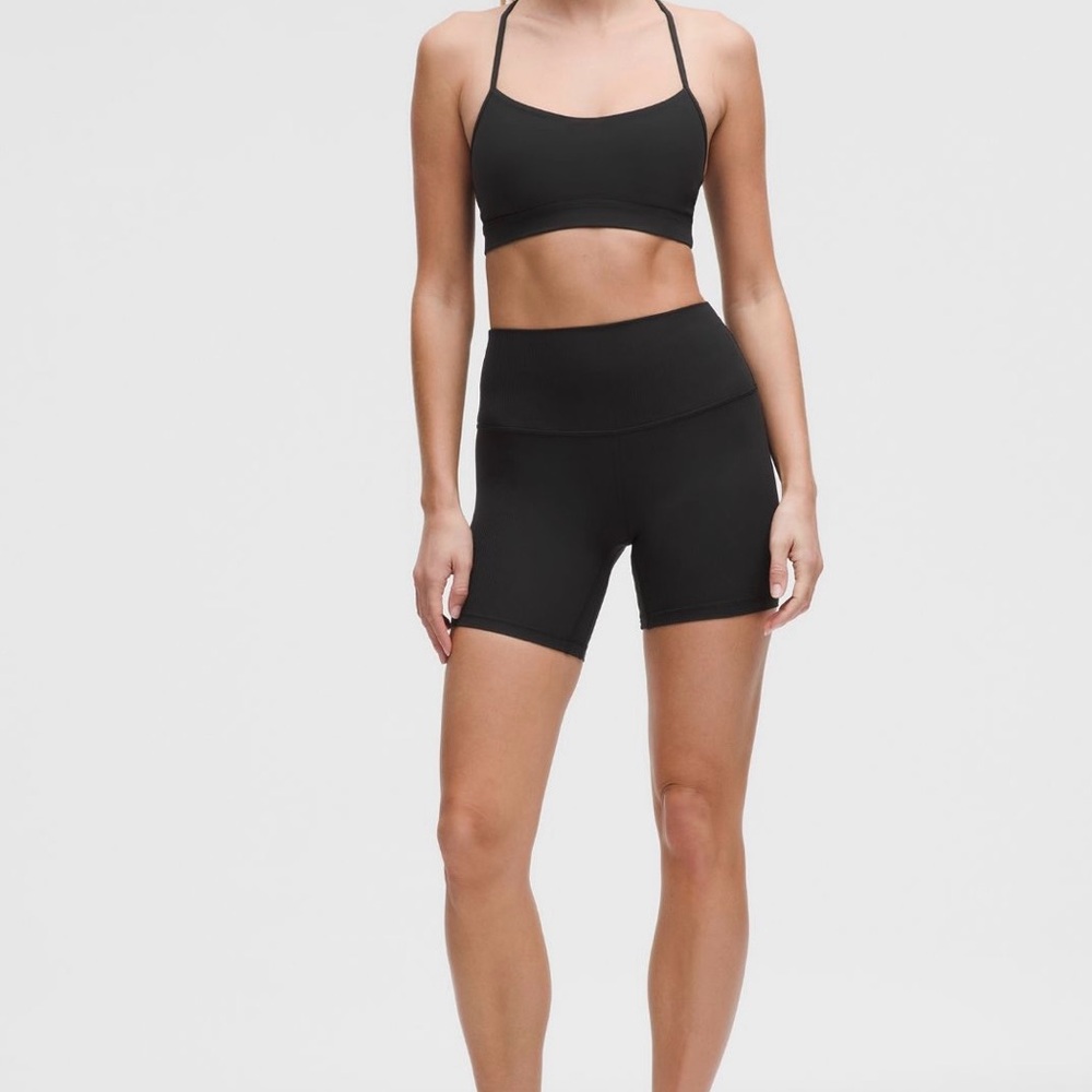 lululemon Align High-Rise Ribbed Short 6" size 4
